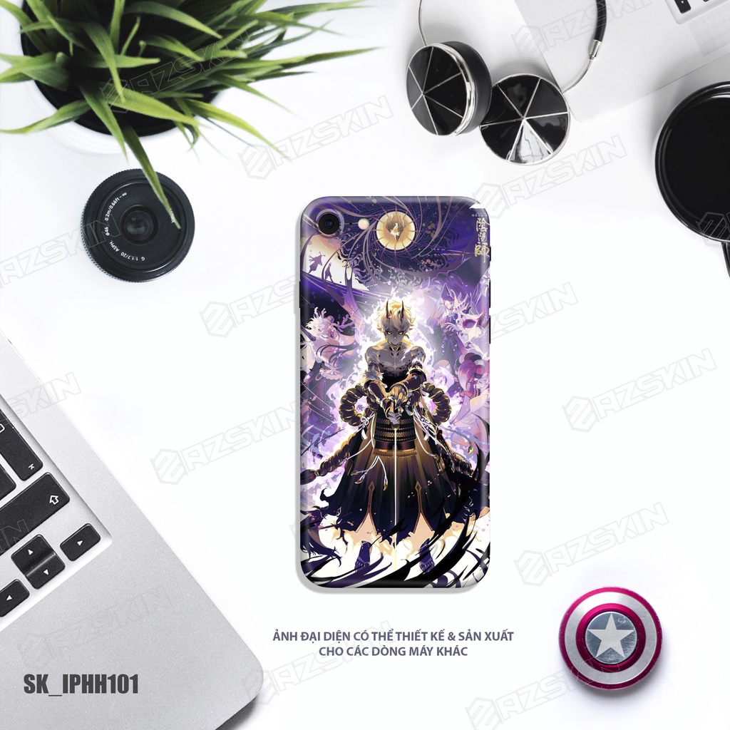 Miếng Dán Skin Dành Cho IP X/XS/XR/XS Max Hoạt Hình Độc Lạ |SK_IPHH101| Film Chính Hãng, Cắt CNC, Dán Kín Lưng Viền Máy