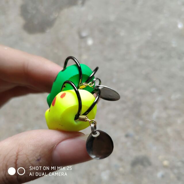 Nhái hơi Mini flog chuyên câu lure