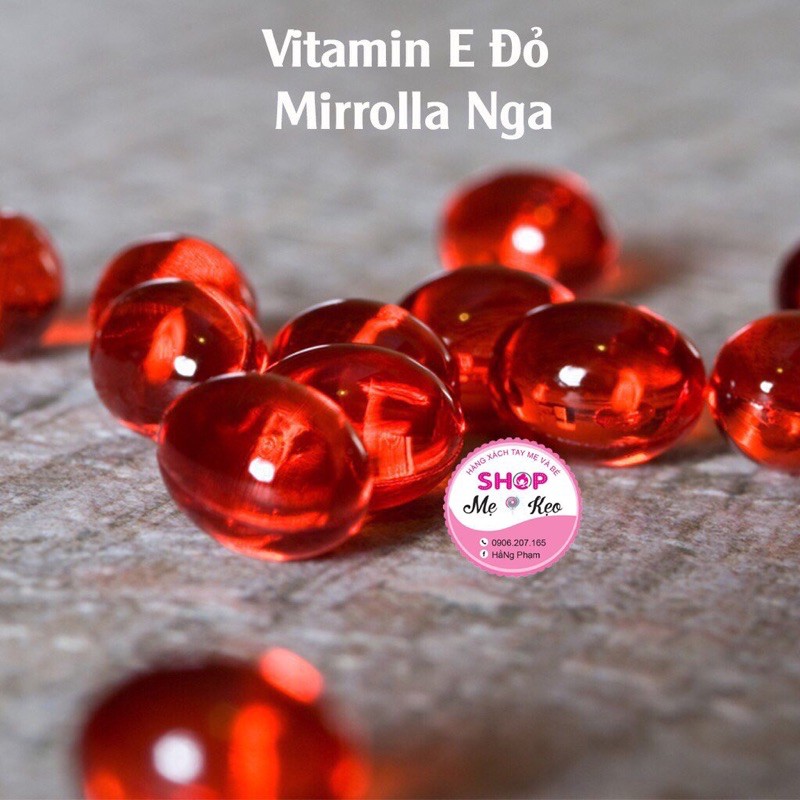 [Date 2024] Viên uống trắng da ❤️CHÍNH HÃNG👍 Vitamin e đỏ Nga 270mg ❤️chống lão hóa, khỏe tóc, bổ sung vtm E, làm mịn da