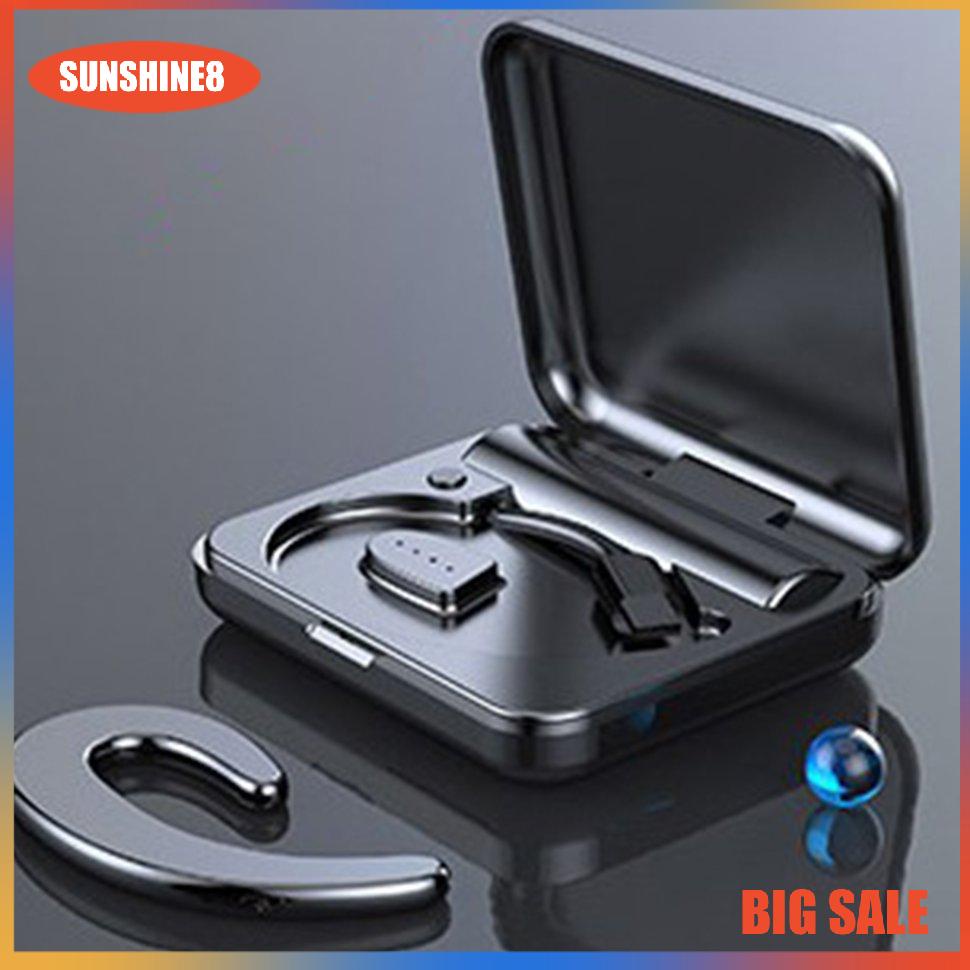 【SUN】S9 Integrated Bone Conduction Hanging Ears Monaural Headphone Wireless Headset