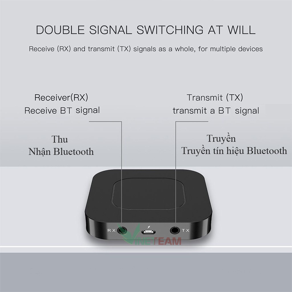 Bộ thu Bluetooth Bộ thu phát Bluetooth 2 trong 1 miễn phí BT-13 TẶNG cáp nối dài 1 ra 2 đầu hoa sen-DC4289 +dc867