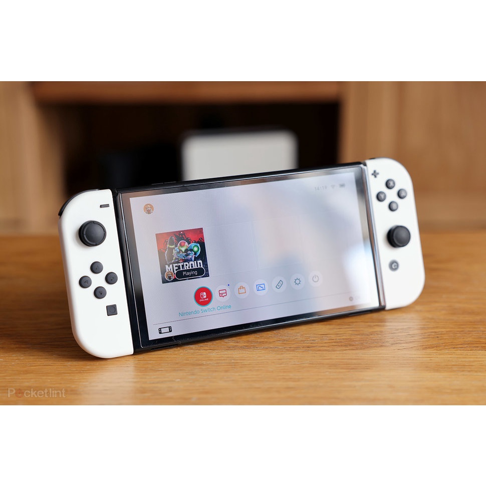 Máy Nintendo Switch Oled phiên bản White Joycon - Bảo hành 12 tháng+ Tặng Dán Cường Lực + Núm bọc Analog