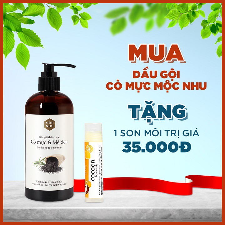 Dầu gội Cỏ Mực Mộc Nhu 300ml phủ đen mái tóc bạc