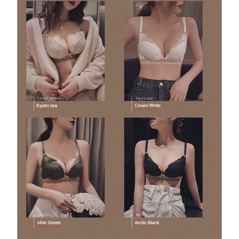 Bộ Đồ Lót / Áo Ngực Không Gọng Thiết Kế Quyến Rũ Thời Trang | BigBuy360 - bigbuy360.vn