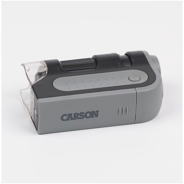 Kính Hiển Vi Bỏ Túi Đa Năng Carson MICROBRITE PLUS 60-120x LED MM-300 Tặng Kèm Bộ 12 Tiểu Mẫu Thực Vật