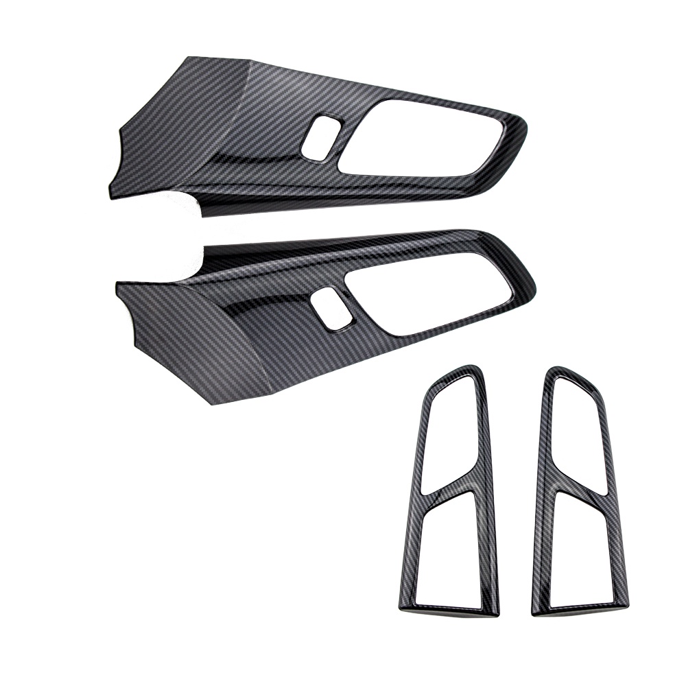 Khung Viền Tay Nắm Cửa Xe Hơi Bằng Sợi Carbon Cho Ford Ranger Everest 2015-2021