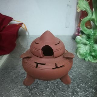 Lư xông trầm đất nung 10cm