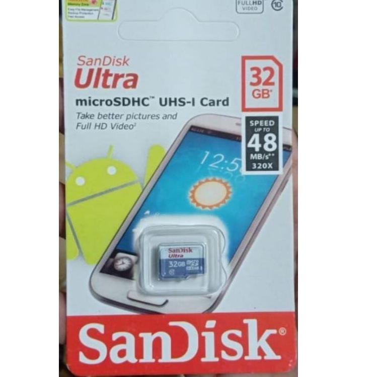 ➣ Thẻ nhớ Sandisk MicroSD 32GB 48MB ℮