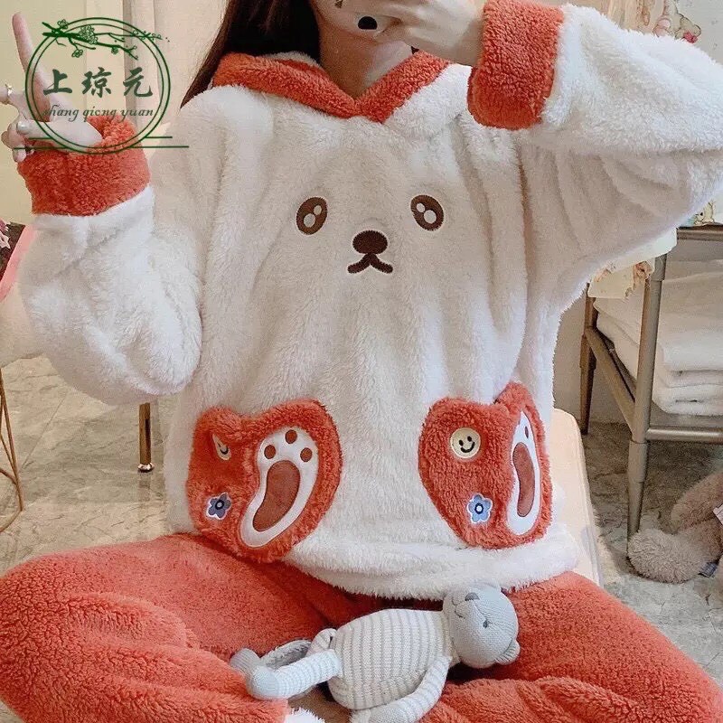 [ 𝐅𝐑𝐄𝐄 𝐒𝐇𝐈𝐏 ] BỘ LÔNG TÚI MẶT CƯỜI PHỐI MÀU TRẮNG CAM