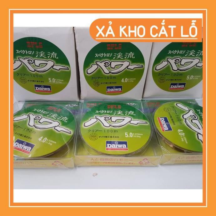 [SALE]  [Xả Kho] Cước Câu Cá Cước Câu Daiwa 7 Màu Cầu Vồng Siêu Bền Dài 100m