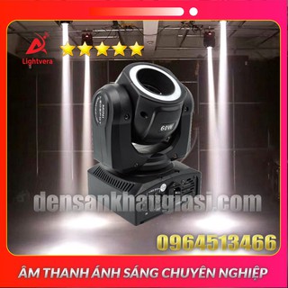 Đèn moving head 60w led 7 màu quay 360 cho karaoke sân khấu