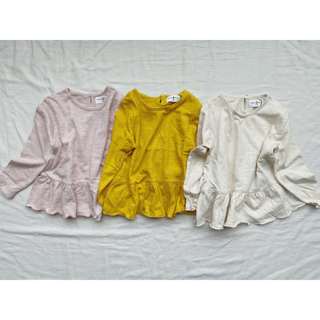 Slub Long Sleeve Shirt (Áo Dài Tay Dáng Peplum)