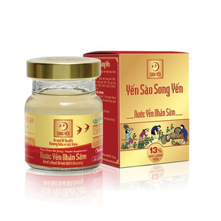 Nước Yến Nhân Sâm Song Yến lọ 70ml