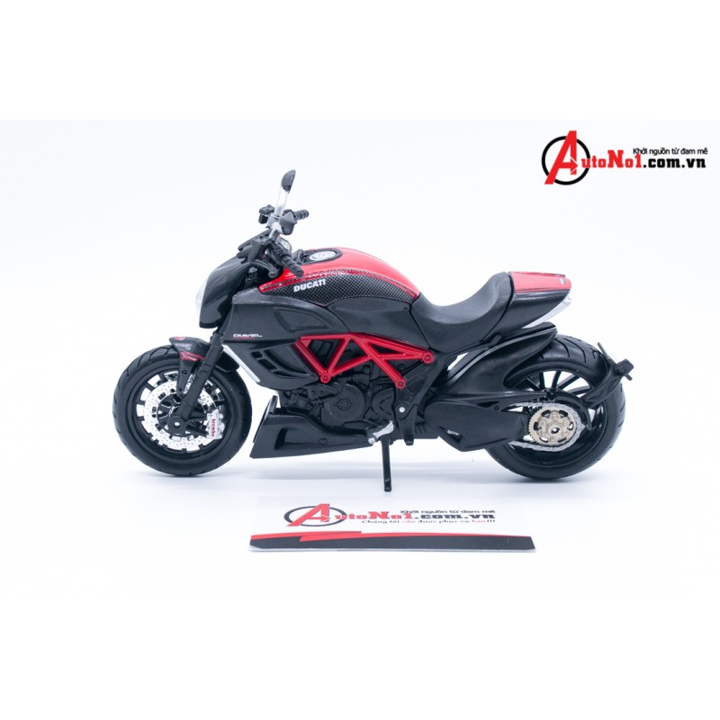 XE MÔ HÌNH ĐỒ CHƠI  DUCATI DIAVEL CARBON 1:12 4364