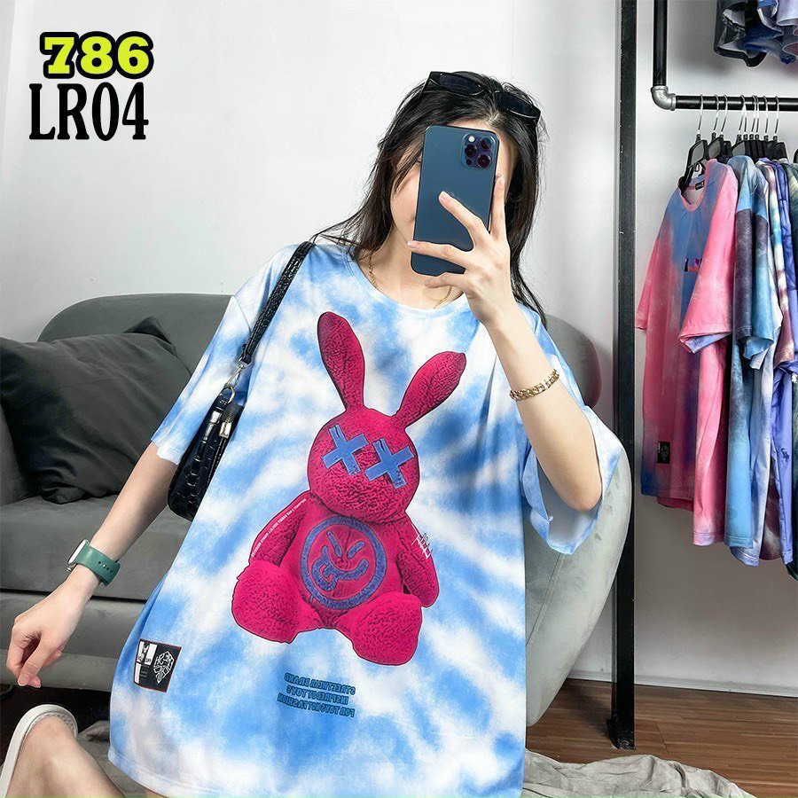 Áo thun loang màu 𝑭𝒓𝒆𝒆𝒔𝒉𝒊𝒑 Áo phông unisex LR14 {nhiều mẫu} vải cotton xượt poli co giãn thấm hút tốt, không xù lông