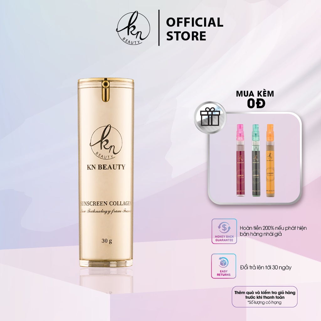 Kem chống nắng Sunscreen Collagen KN Beauty 30g SPF 45+