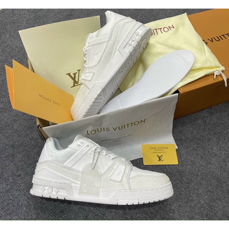 Giầy Thể Thao LV Full Trắng 2022