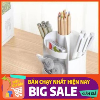 12042019 khay đựng bút đa năng xoay 360 độ tiện dụng
