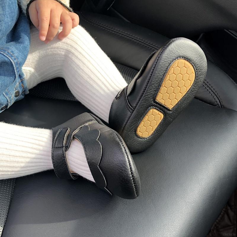 Giày da pu chống trượt dễ thương cho bé gái sơ sinh