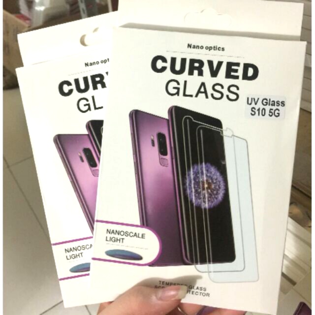 Kính Cường Lực uv Full Màn Samsung S10 5G chống tia cực tím
