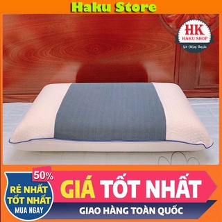 Gối Cao Su Non người lớn [FREESHIP] Gối cao su tự nhiên 100% chính hãng giúp ngủ ngon chống đau vai gáy, ngáy ngủ GCS3