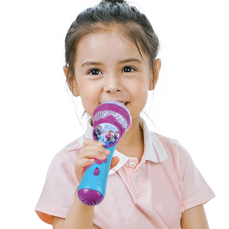 Frozen Aisha Children’s Microphone Wireless Baby Karaoke Hát Đồ chơi Cô gái Âm nhạc Khuếch đại Micrô