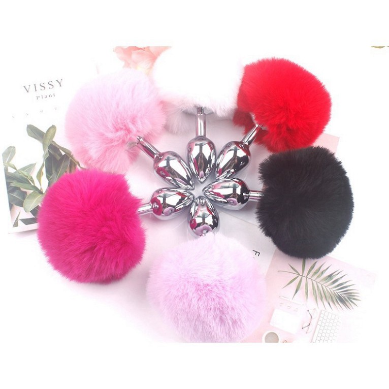 Đuôi thỏ Bunny Cosplay lông xù bông dễ thương cute sexy quyến rũ gợi cảm phong cách Gothic BDSM cho bạn gái ảnh thật | BigBuy360 - bigbuy360.vn