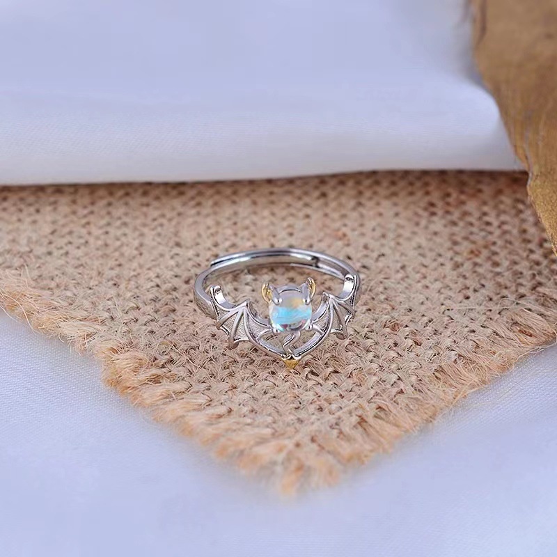 Nhẫn Hình Thiên Thần Ác Quỷ Có Thể Điều Chỉnh Thời Trang Sang Trọng Cho Nữ 2022