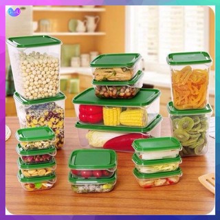 Bộ Hộp Nhựa Đựng Thực Phẩm 17 Món  Tiện Dụng - Set Hộp Nhựa IKEA 17 Món Đựng Thức Ăn Cao Cấp