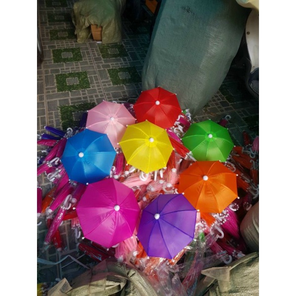 Dù mini che điện thoại cho xe máy