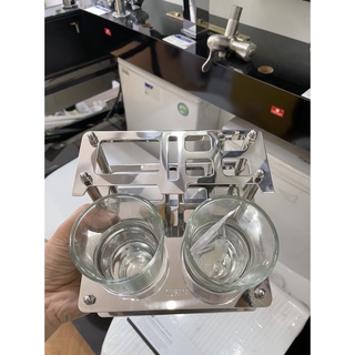 Kệ cốc bàn chải inox 304, kệ inox 304, kệ kem đánh răng inox 304