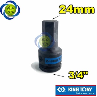 Tuýp đen lục giác 24mm kingtony 601524 loại 3/4 mã sp: kingtony 601524