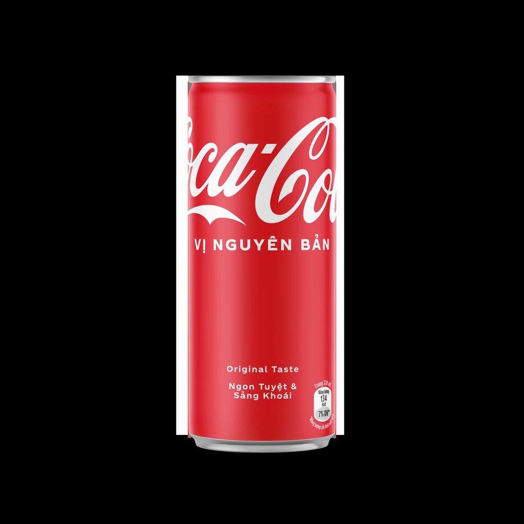 Lốc 6 Lon Nước Giải Khát Coca-Cola vị Nguyên Bản Original Lon 320ml