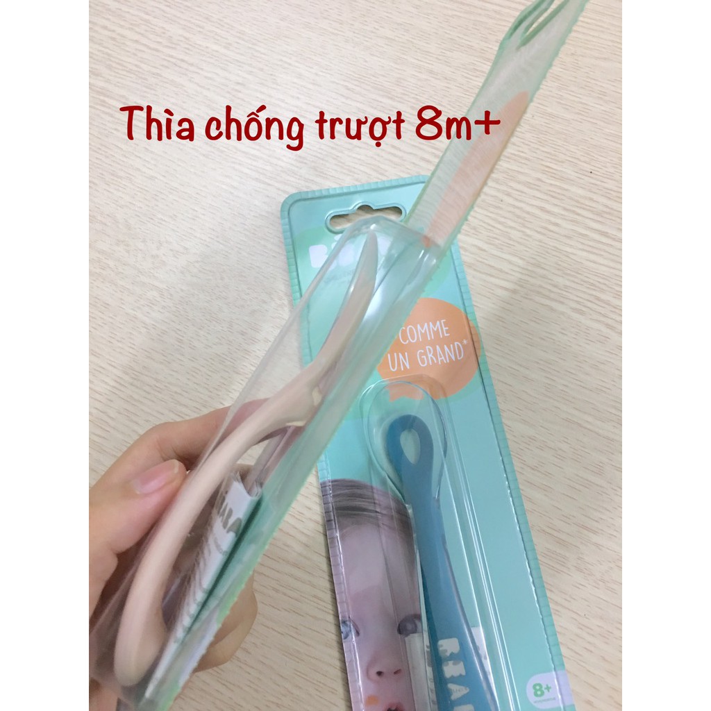 Thìa cầu vồng silicone Béaba