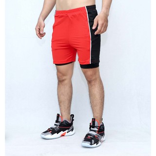 Quần short thể thao nam TONIKIM vải thun mè cotton thoáng mát, co giãn, đủ màu đủ size QS1