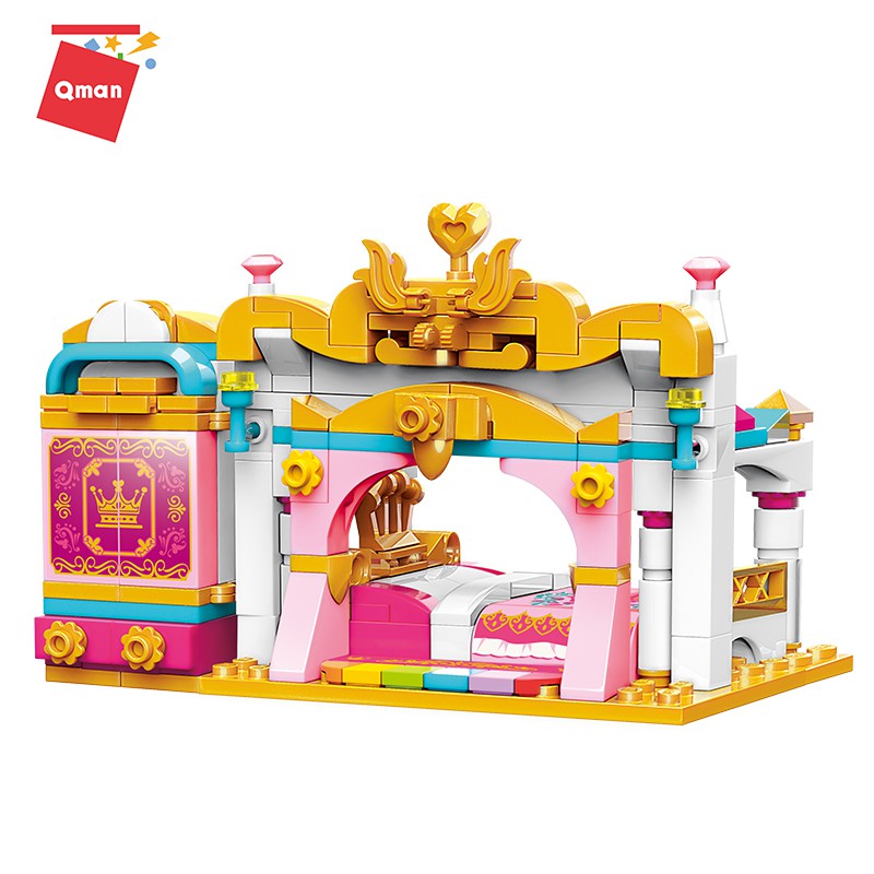 Lắp ráp xếp hình Qman 32012 : Căn phòng công chúa 282 mảnh