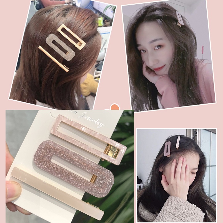 Kẹp Tóc Thiết Kế Đơn Giản Dễ Thương Phong Cách Nhật Bản Dành Cho Nữ
