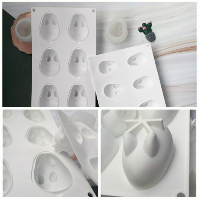 Khuôn silicone thỏ 3D làm bánh, thạch, đậu hũ cho bé