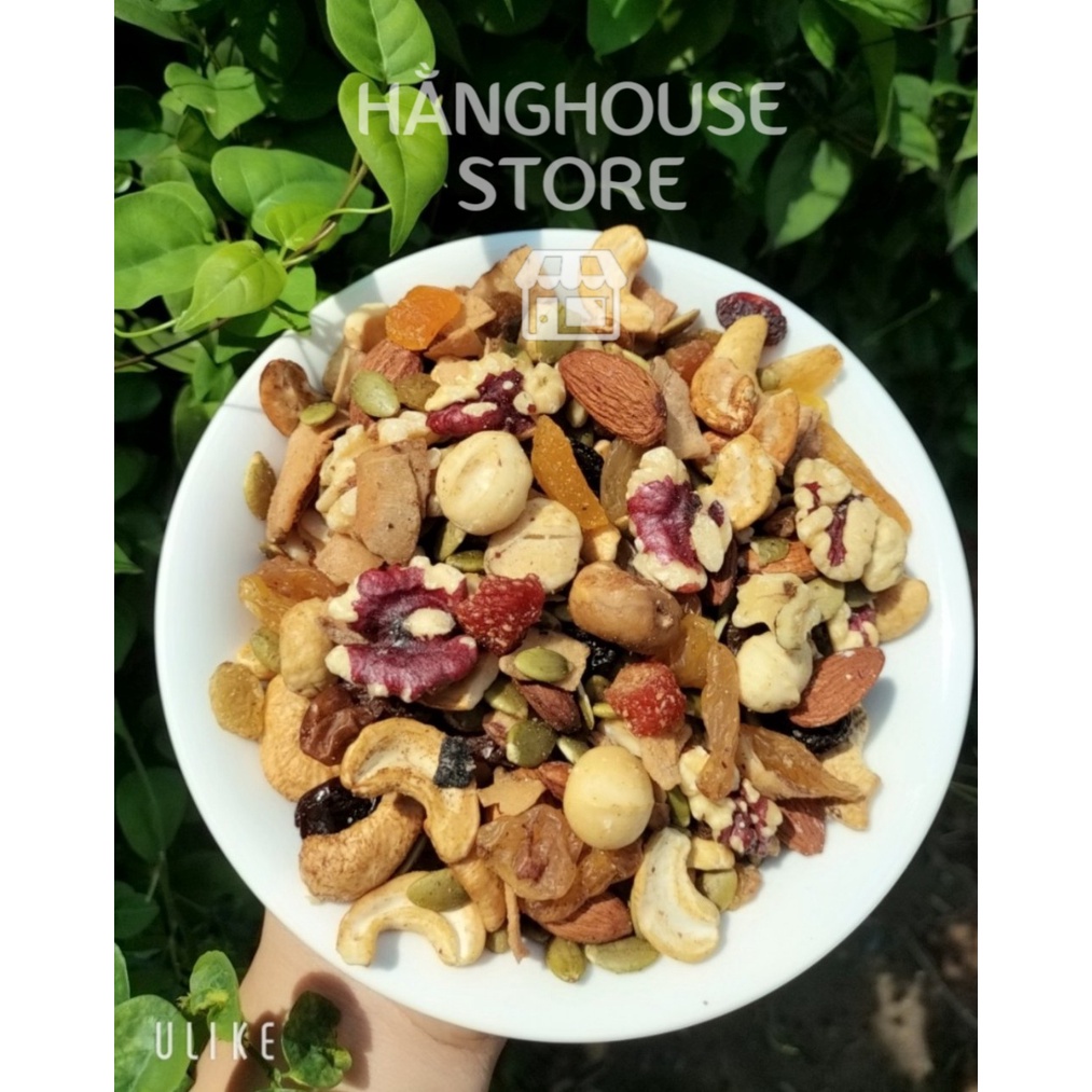 Ngũ cốc hạt Granola mix thơm ngon, không đường giảm cân.