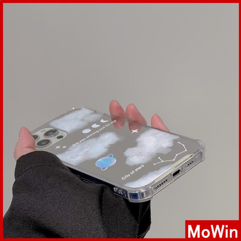 Ốp điện thoại acrylic tráng gương chống sốc bảo vệ ống kính máy ảnh thích hợp cho iPhone 11 13promax 12promax 7plus xr