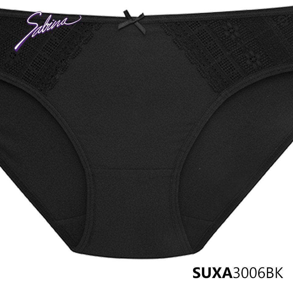 Combo Áo Lót Cúp Ngang Mút Dày Nâng Ngực Phối Ren Và Quần Đồng Bộ Màu Đen Doomm Doomm By Sabina SBXA3006BK+SUXA3006BK | BigBuy360 - bigbuy360.vn