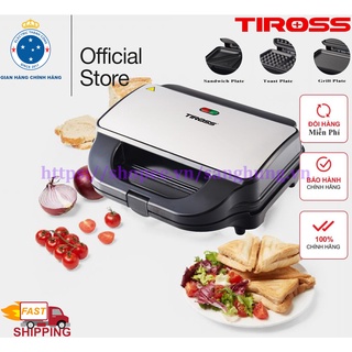 Máy kẹp nướng bánh Sandwich bánh Waffle Tiross TS-9655