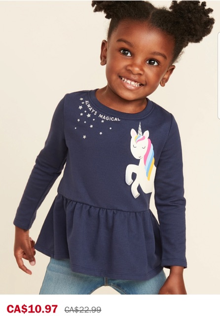 Áo dài tay bé gái chất thun len