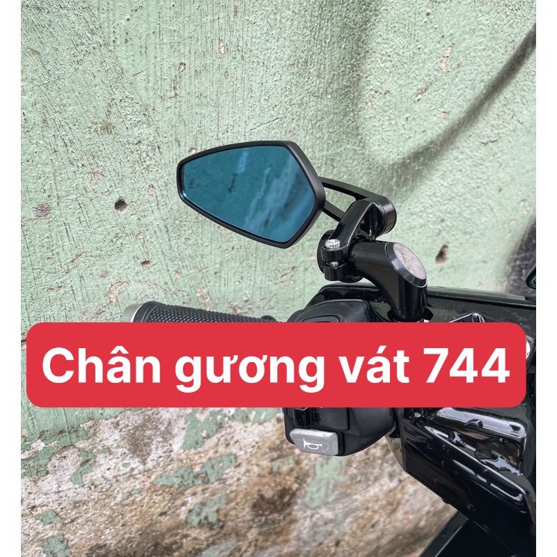 Gương Gù Chân Gương Xe Máy Vát 744 và Chân Gương Thẳng Gắn Xe Máy Hàng Crg Đẹp