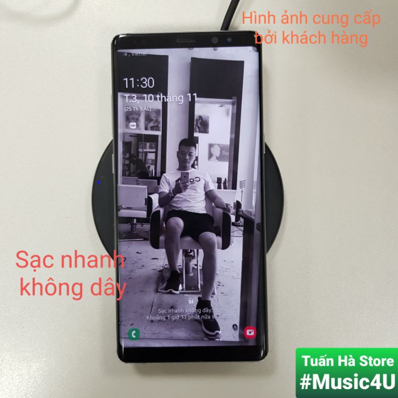 Đế sạc nhanh không dây Anker PowerWave A2503 10W cho Iphone, Airpods chuẩn MFI [Music4U]