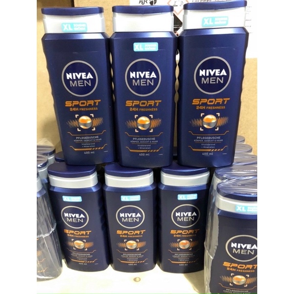Sữa tắm gội NIVEA MEN 400ml hàng chính hãng của Đức