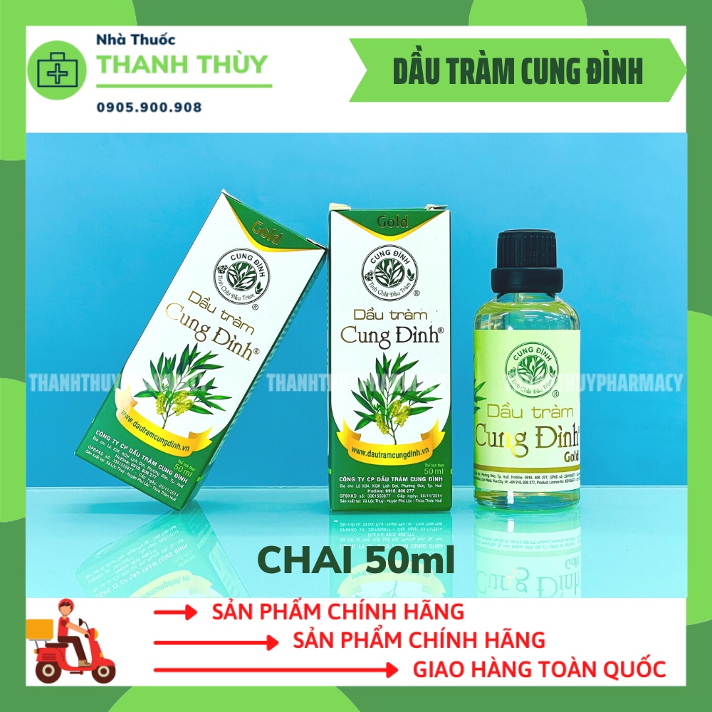 Dầu Tràm Cung Đình Huế  Phòng Chống Cảm Lạnh, Giữ Ấm Cơ Thể,Phòng Và Làm Giảm Các Vết Côn Trùng Cắn