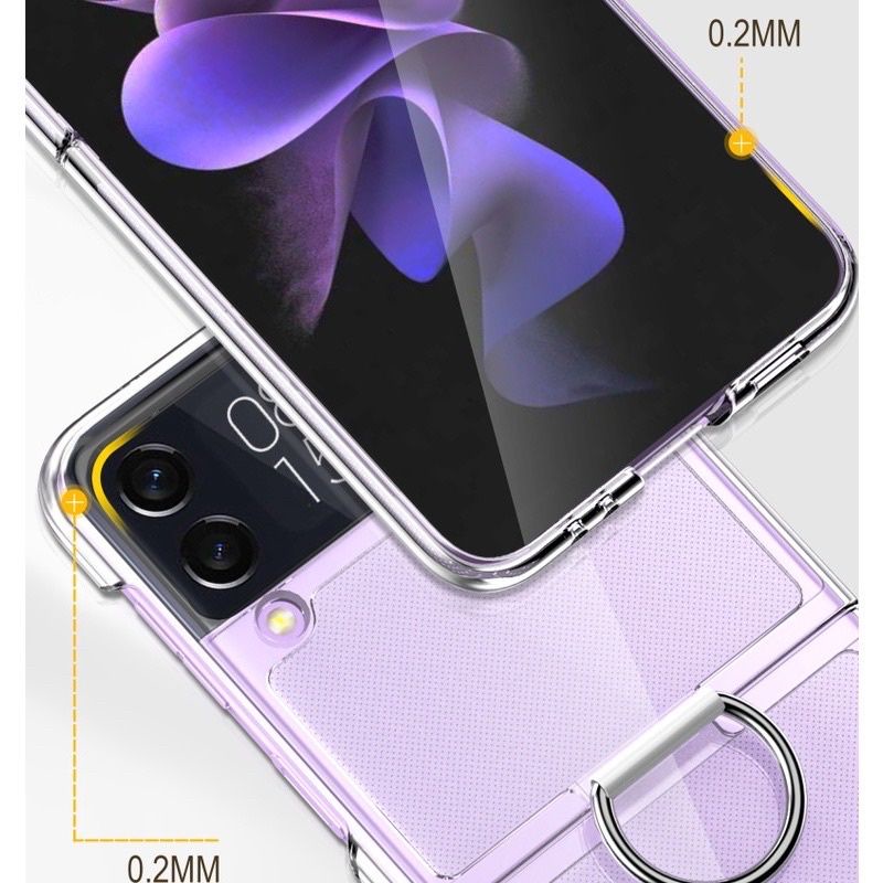 Ốp lưng likgus z Flip 4 5G có móc treo lưng trong không ố màu.