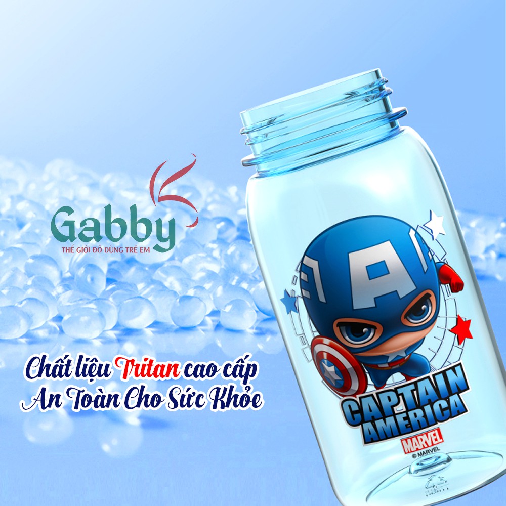 BÌNH NƯỚC DISNEY 450ML (SOFIA/ CAPTAIN AMERICA/ MICKEY/ MINNIE/ SPIDER MAN)