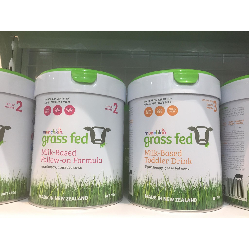 Sữa bột Munchkin Grass Fed số 2,3 730g